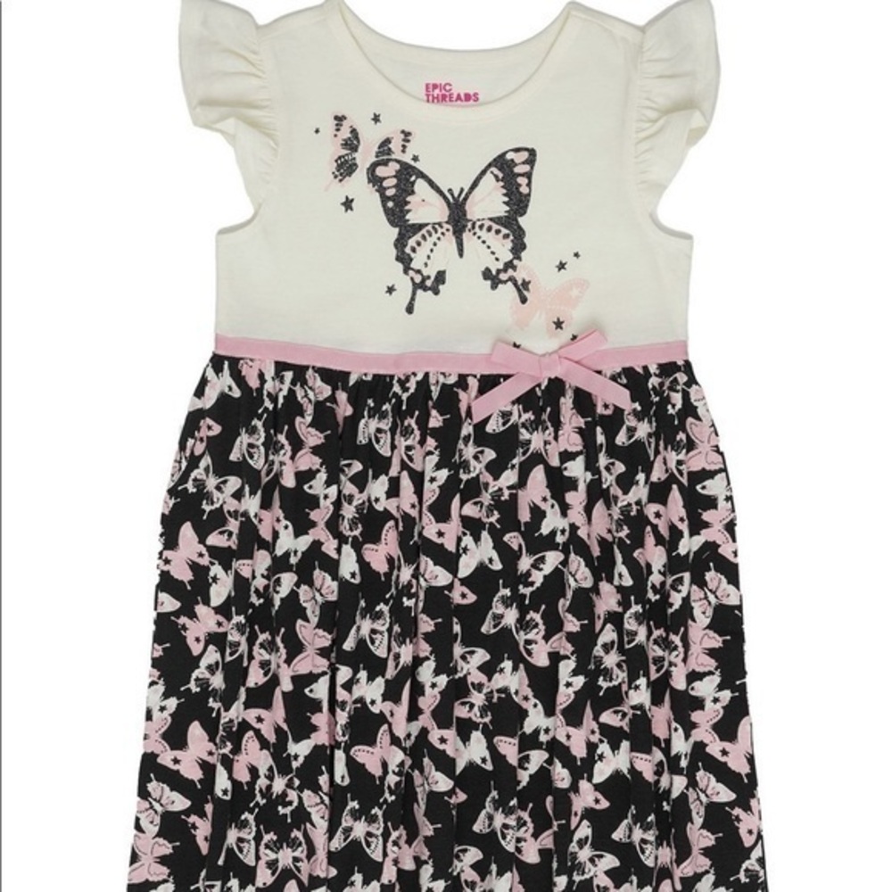 Epic threads butterfly girl dress size 6